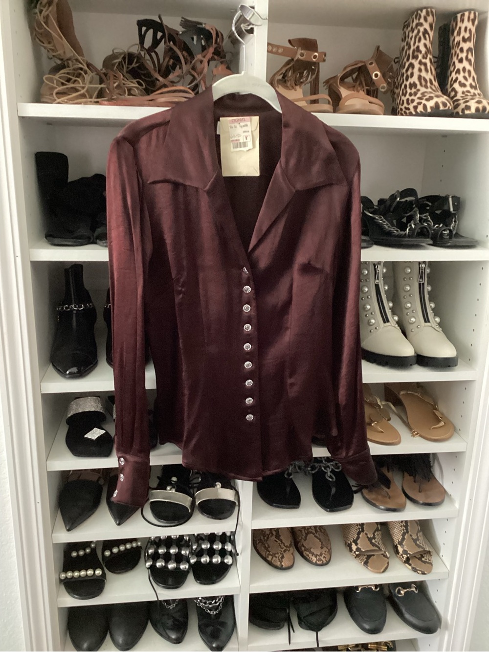 Button-Front Women's Blouse
